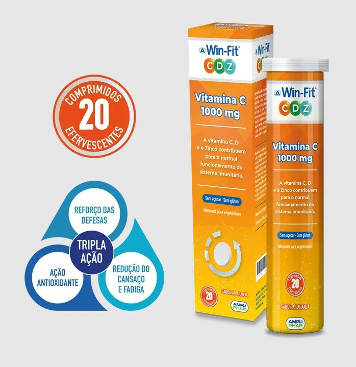 Win Fit CDZ Comprimidos Efervescente X20