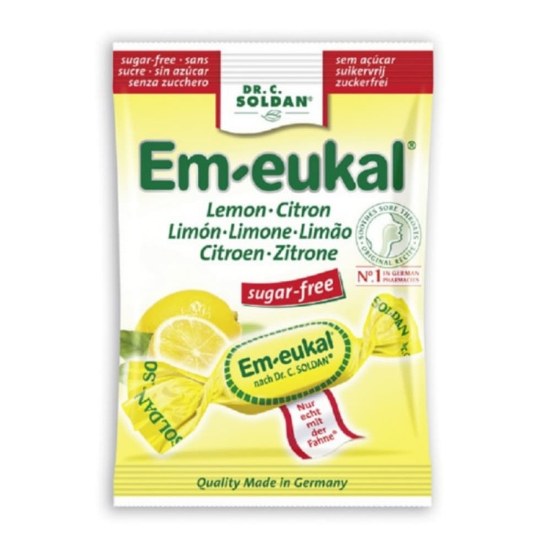 Em-Eukal Limão Rebuçados S/Açucar 50g