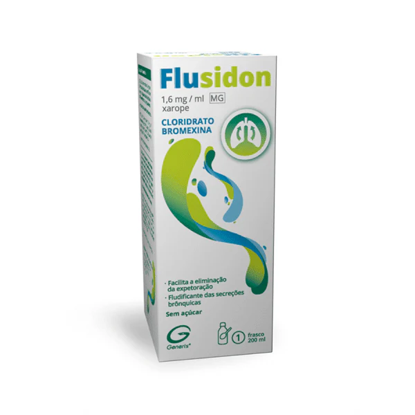 Bromexina Flusidon , 1.6 mg/ml Frasco 200 ml Xar