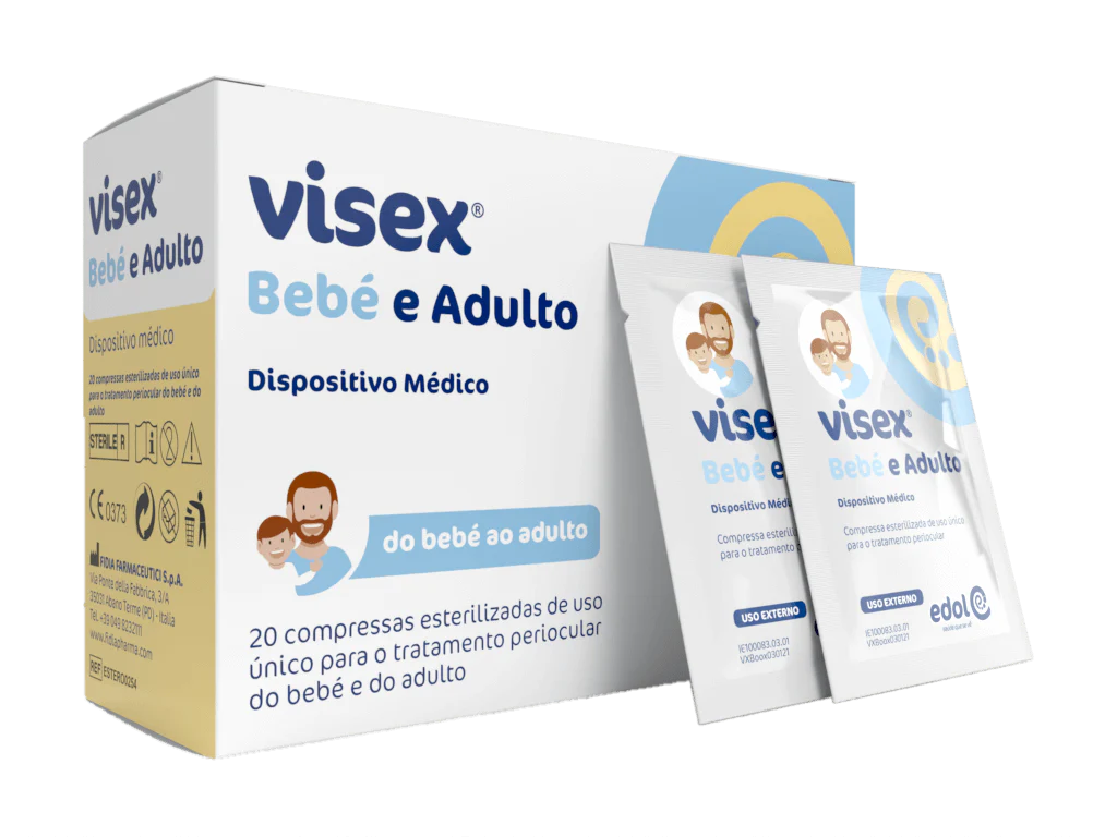 Visex Bebé e Adulto Compressa Estéril Periocular x20 unidades 1 Visex Bebé e Adulto Compressa Estéril Periocular x20 unidades