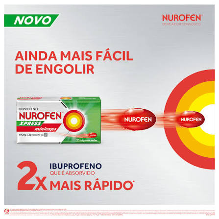 Nurofen Xpress Minicaps MG, 400 mg Blister 20 Unidades 2 Nurofen Xpress Minicaps MG, 400 mg Blister 20 Unidades - Image 2