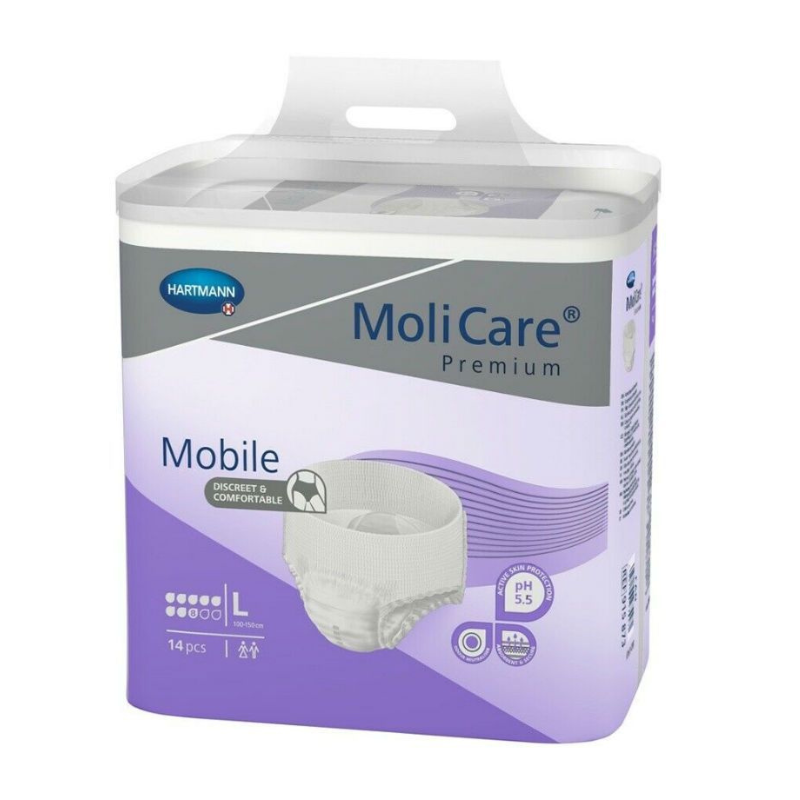 Molicare Premium Mobile Cuecas L (8 Gotas) 14 Unidades