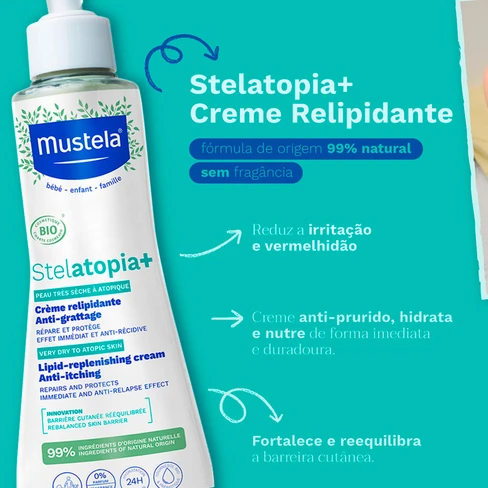Mustela Stelatopia+ Creme Relipidante 300ml - Image 2