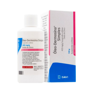 Óleo-Dermosina Simples, 400 mg/g-100 g 3 oleo dermosina simples 400mgg suspensao cutanea 100g