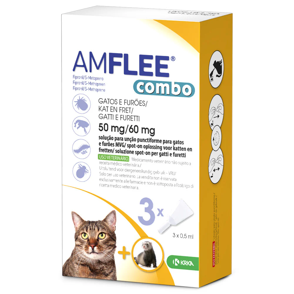 Amflee Comb 50/60 Sol Pip x 3 Gat/Furao