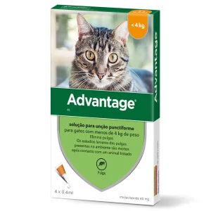 pipetas pra gato ate 4 kg advantage
