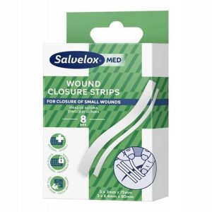Salvelox Med Tiras Sutura Esteril  X8