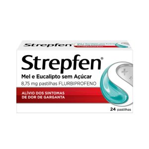 Strepfen Mel e Eucalipto sem açúcar , 8.75 mg Blister 24 Unidade(s) Past