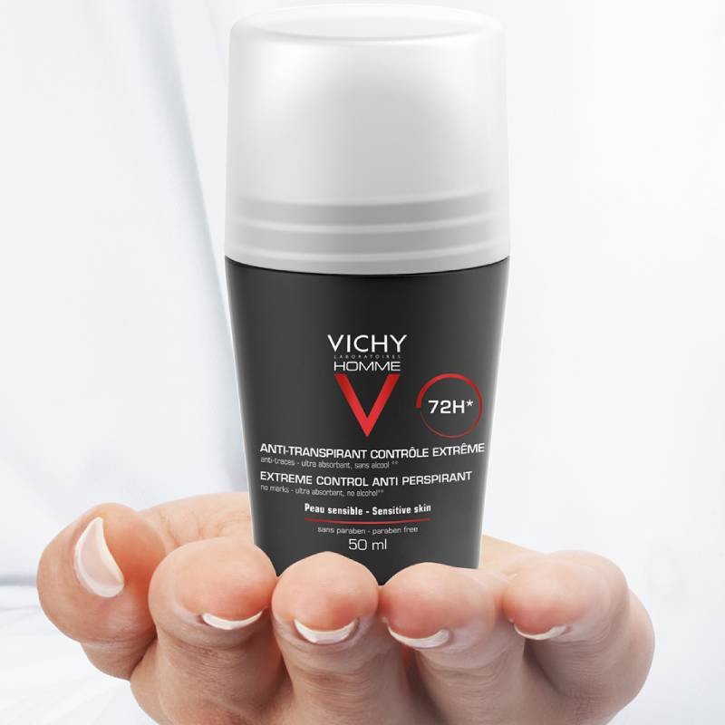 Vichy Homme Desodorizante Antitranspirante Controlo Extremo 72h 50 ml - Image 2