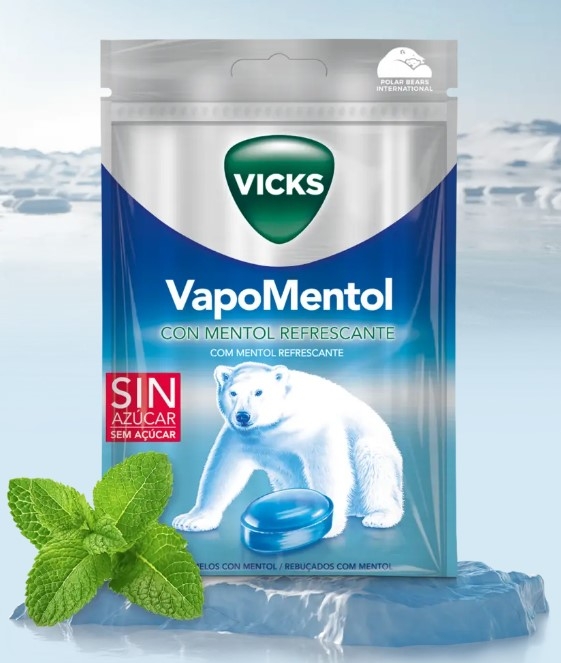 Vicks VapoMentol Rebuçados com Mentol Refrescante 72g - Image 2