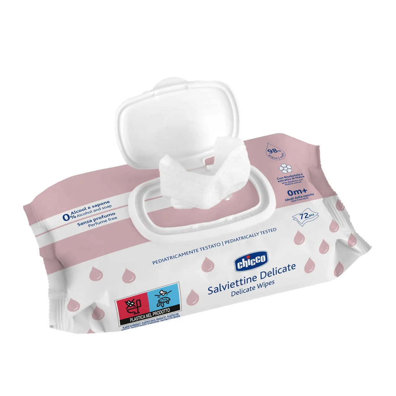 Chicco Toalhete Delicado X72 - Image 2