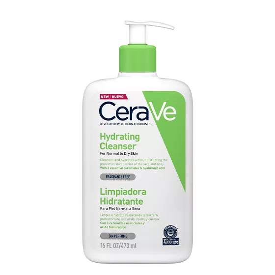 Cerave Cleanser Creme de Limpeza Rosto e Corpo Hidratante 473ml