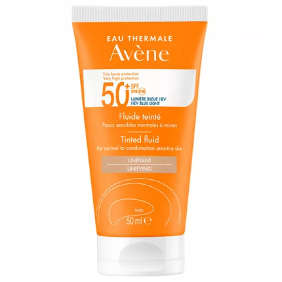 Avene Solar Fluído Spf50+ com Cor Pele Normal a Mista 50ml