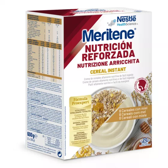 Meritene Cereal Instant Mel Saq 300g X2 pó susp oral medida