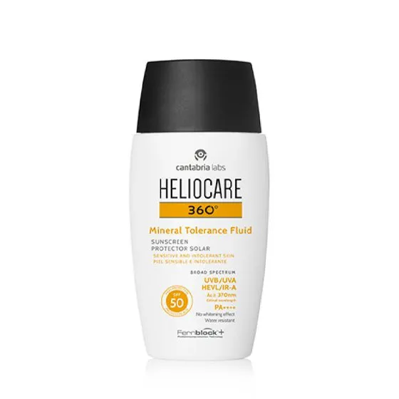 Heliocare 360º Fluído Mineral Tolerance SPF50 50ml 1 Heliocare 360º Fluído Mineral Tolerance SPF50 50ml