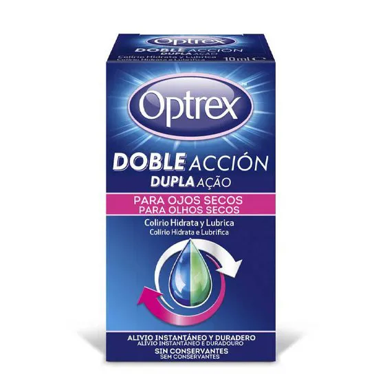 Optrex Colirio Dupla Ação Olhos Secos 10ml