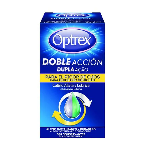 Optrex Colirio Dupla Acao Olhos Comichão 10ml