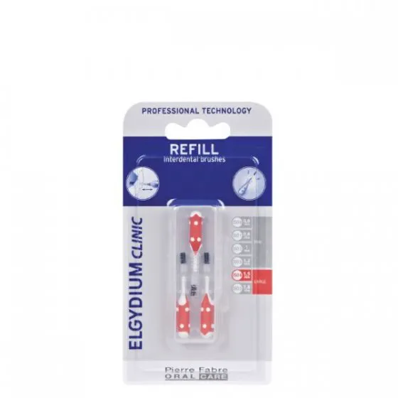 Elgydium Clinic Escovil Recarg Vermelho 3 1 Elgydium Clinic Escovil Recarg Vermelho 3