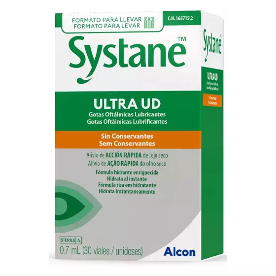 Systane Ultra Unidose Gotas Oftálmicas Lubrificantes 0,7ml 30 unidades