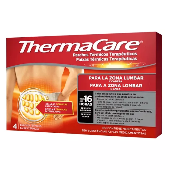Thermacare Faixa Termica Lombar Anca 4 Faixas