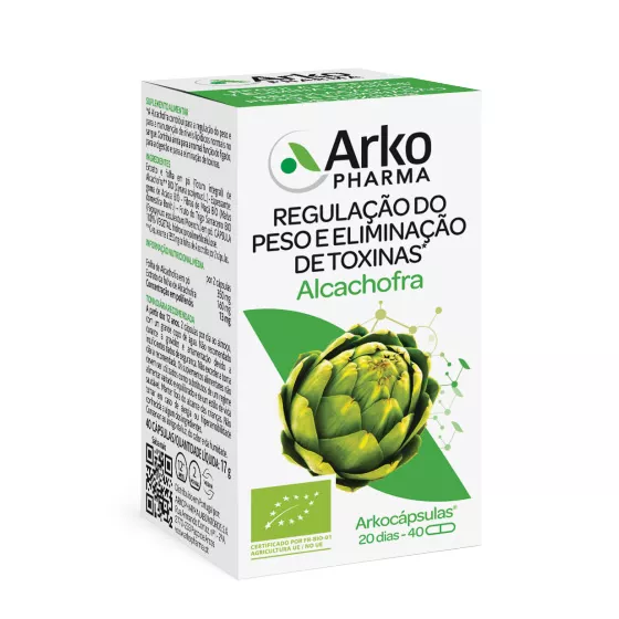 ARKOCÁPSULAS Alcachofra Bio 40 Cápsulas