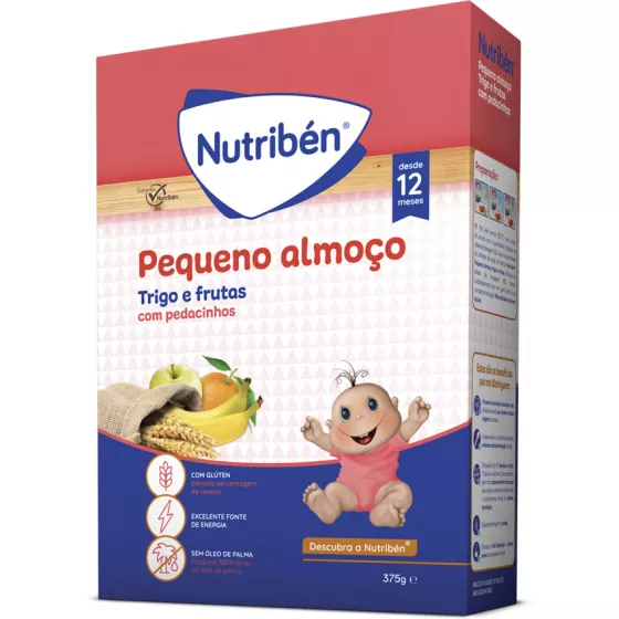 Nutribén Pequeno Almoço Trigo e Fruta 375g