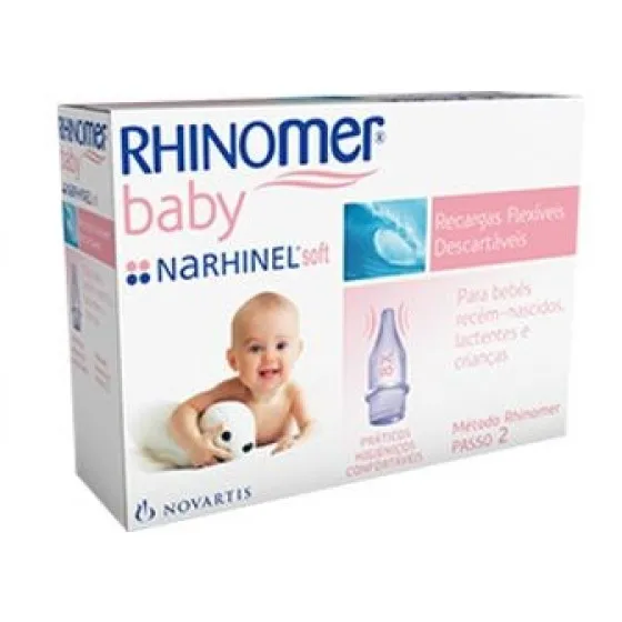 Rhinomer Baby Narhinel Recargas Flexíveis Descartáveis X10
