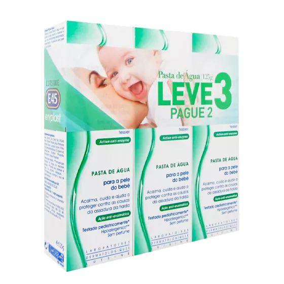 Lutsine E45 Eryplast Creme Pasta De Água 125g x2 + 125g