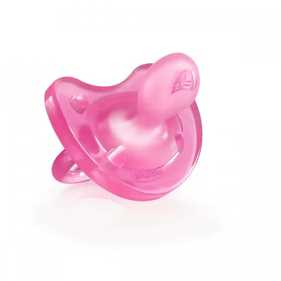 Chicco Chupeta Physio Soft Silicone Rosa 6-12m