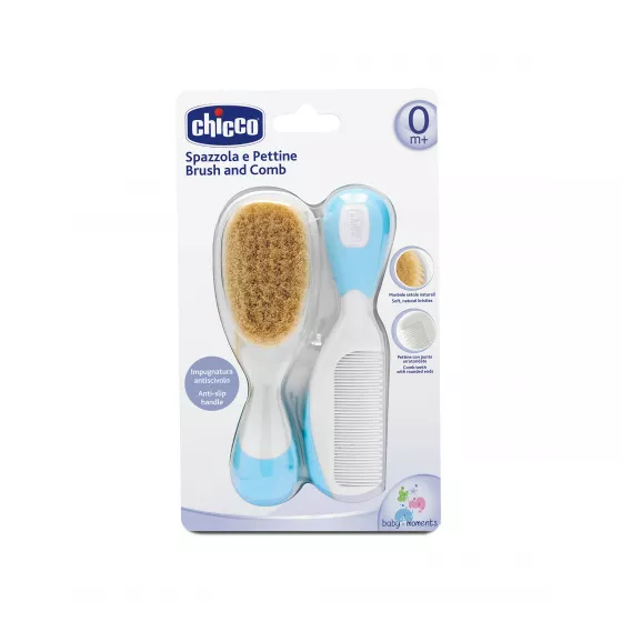 Chicco Escova e Pente Azul