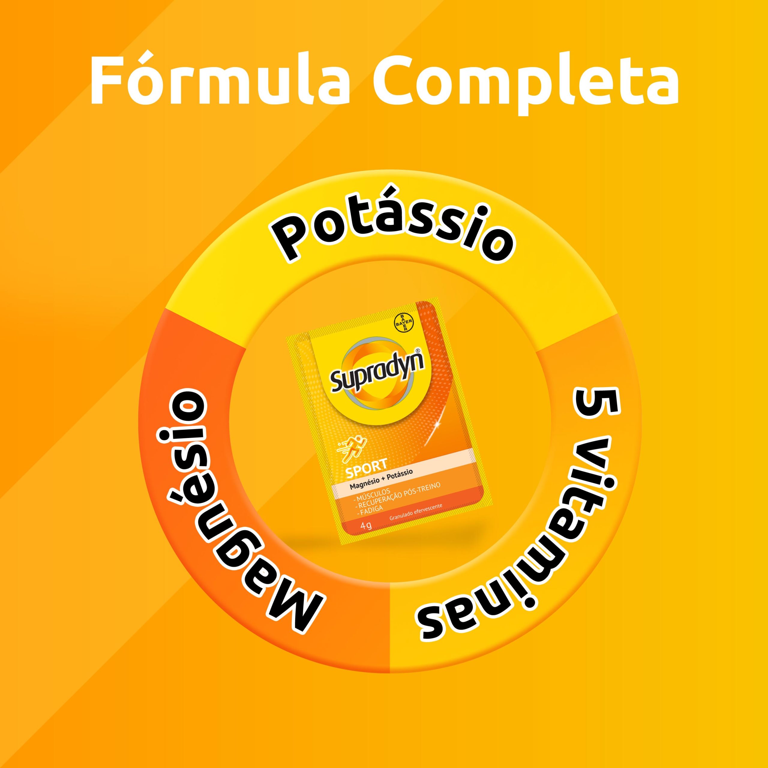 Supradyn Sport Magnésio e Potássio 24 Saquetas - Image 2