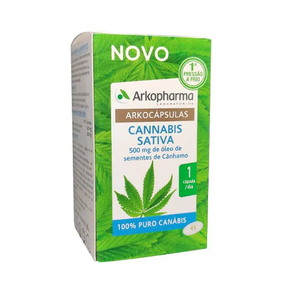 Arkocápsulas Cannabis Sativa 45 Cápsulas 1 Arkocápsulas Cannabis Sativa 45 Cápsulas