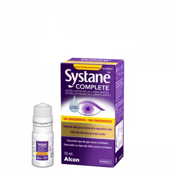 Systane Complete Sem Conservantes Solução Oftalmológica 10ml