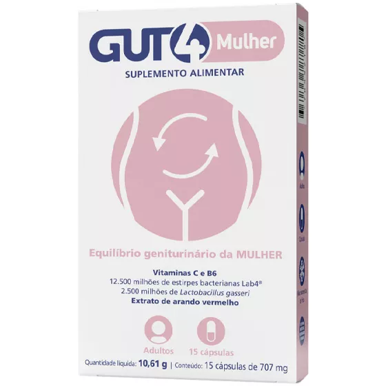 Gut4 Mulher Caps X15,   cáps(s)