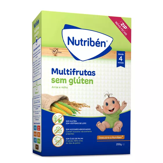 Nutribén Papas Multifrutas Não Láctea 250g