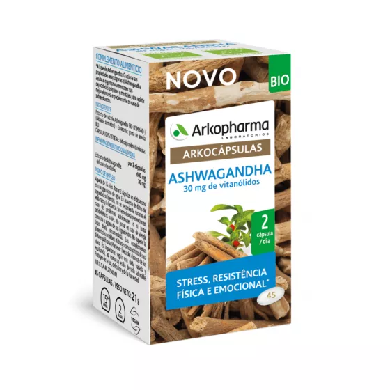 Arkocápsulas Ashwagandha Bio Caps X45