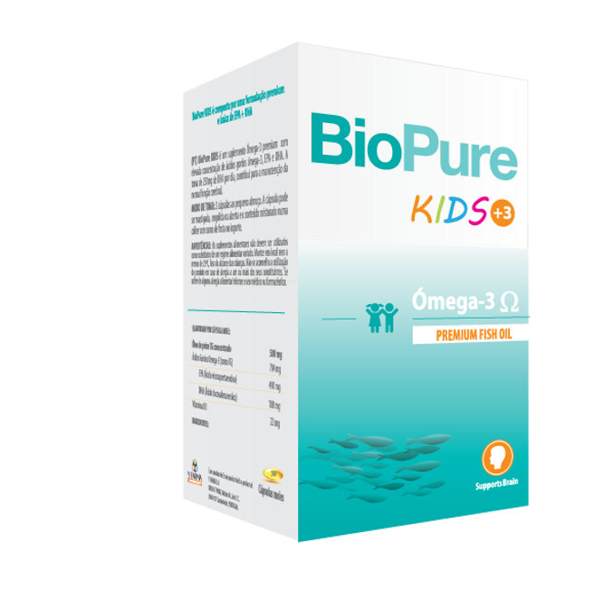 Biopure Kids Omega 3 60 Cápsulas