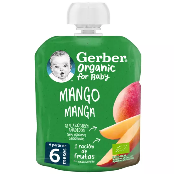 Gerber Bio Pacote Manga 90G  6M+