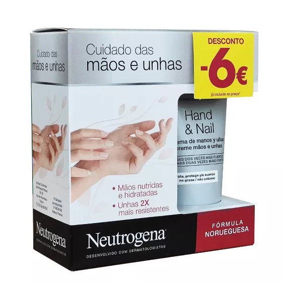Neutrogena Mãos Unhas Cr 75ml X2 -6E