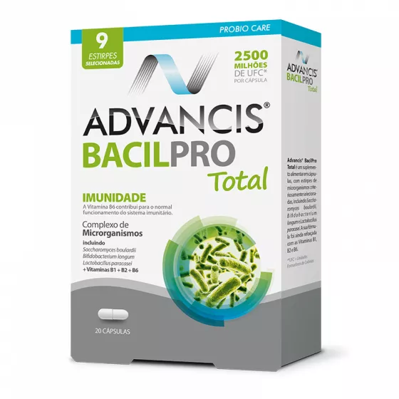 Advancis Bacilpro Total Caps X20 1 Advancis Bacilpro Total Caps X20