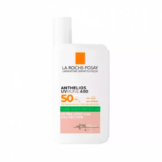 La Roche Posay Anthelios UVMune 400 Oil Control Fluído Com Cor SPF50+ 50ml 1 La Roche Posay Anthelios UVMune 400 Oil Control Fluído Com Cor SPF50+ 50ml