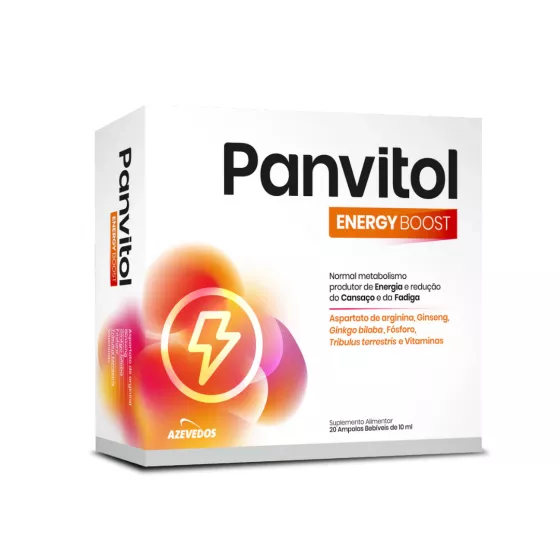 Panvitol Energy Boost 10ml 20 Âmpolas Bebiveis