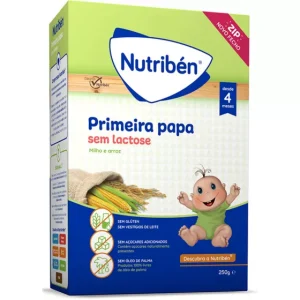Nutribén Papa Não Láctea Primeira Papa Sem Lactose 250g +4M