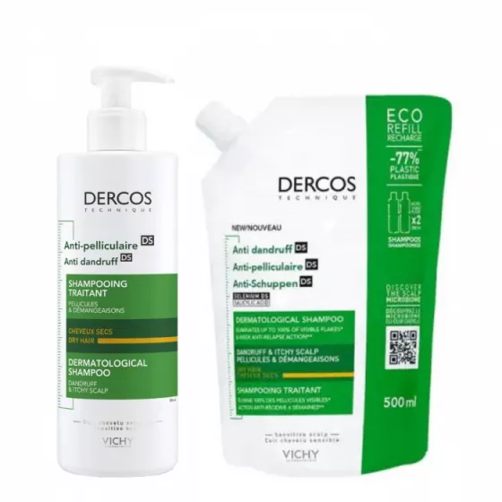 Dercos Ch Casp Ol Refill400+500-40%2ªun