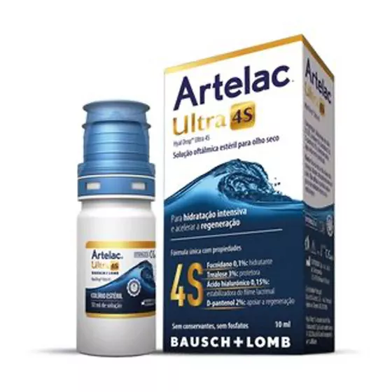 Artelac Ultra 4S Colírio Olho Seco 10ml
