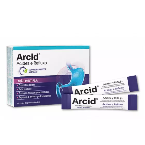 Arcid Solução Oral Saq 10ml X12