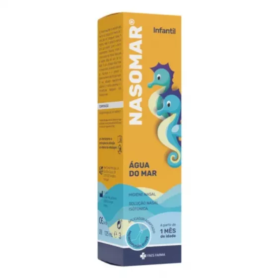 Nasomar Infantil Solução Pulverização Nasal 125ml 1 Nasomar Infantil Solução Pulverização Nasal 125ml