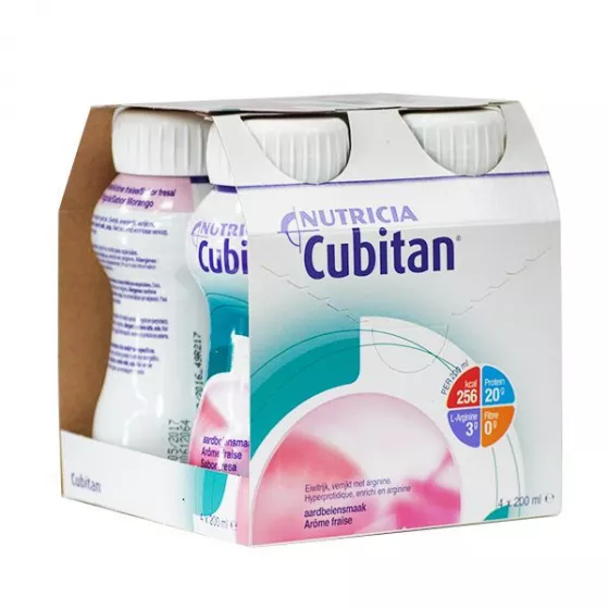 Cubitan Morango 200ml 4 Frascos