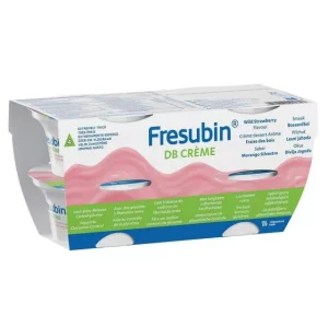 Fresubin DB Creme Morango Silvestre 4 Frascos 125ml