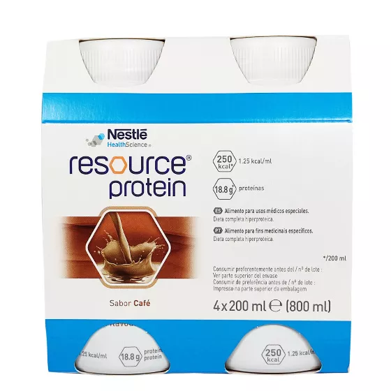 Resource Protein Solução Oral Café 200 Ml X 4